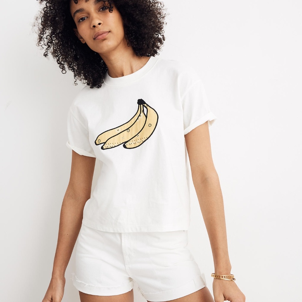 Bandana Banana Easy Crop Top